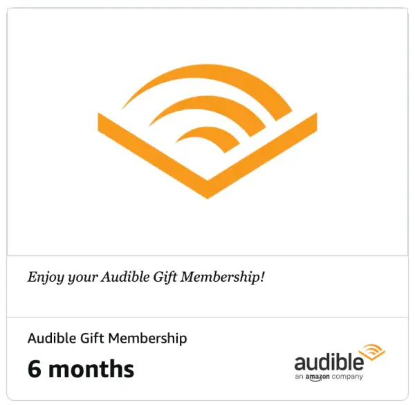 Audible Gift Membership (6 Months)