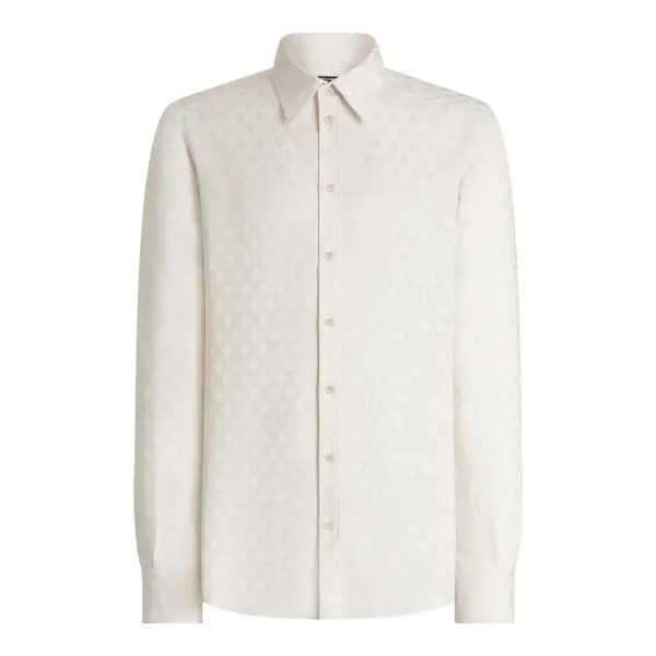 Martini Shirt in Logo Silk