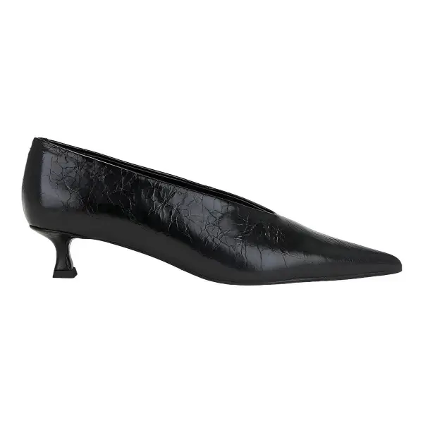 Cherry Pointed Toe Kitten Heel Pump