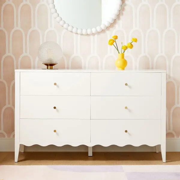 Kids Daisy 6-Drawer Dresser (55")