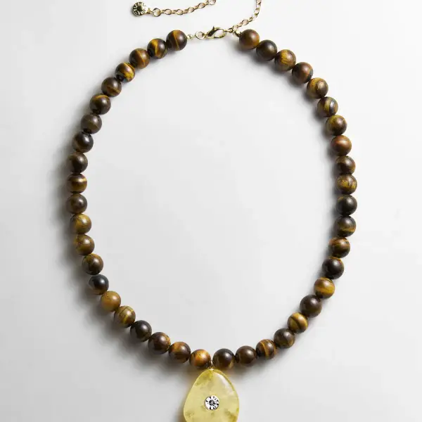 Jamie Semi-Precious Beaded Necklace