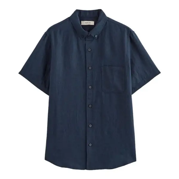 The Classic Short-Sleeve Shirt in Linen