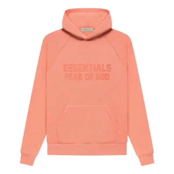 Fear of God Essentials FW22 Hoodie 'Coral' FOG-FW22-029