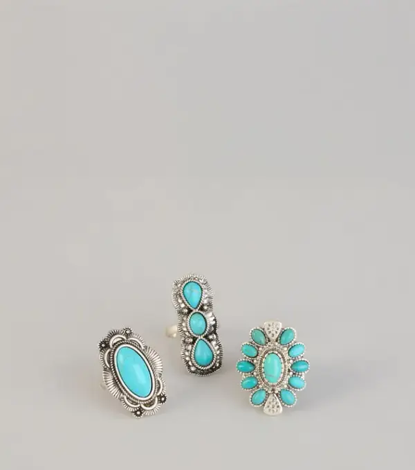 Boho Spirit Ring Trio