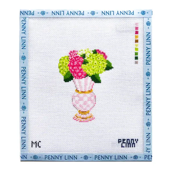 Rosy Check Floral Vase