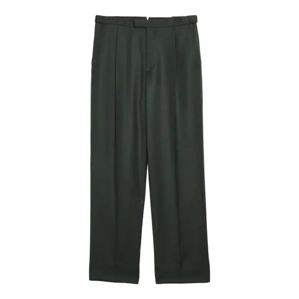 Straight Twill Suit Pant