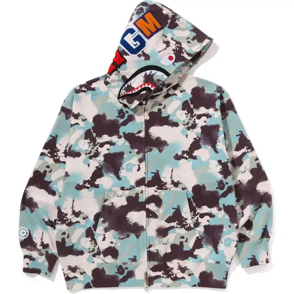 Map Shark Full Zip Hoodie