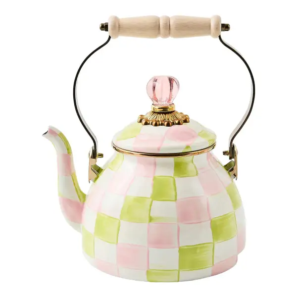 Palm Beach Check 2 Quart Tea Kettle