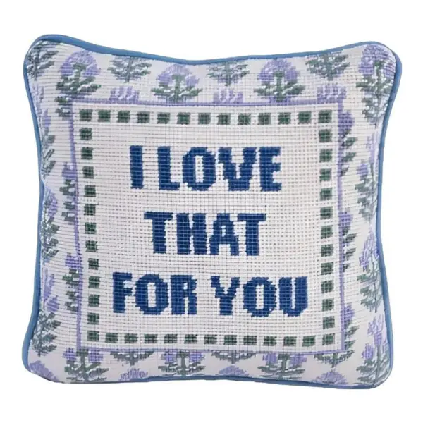 Square Needlepoint Pillow