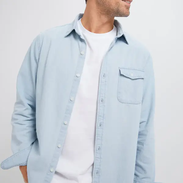 Washed Denim Shirt