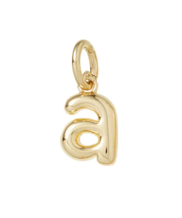 The Puffy Initial Charms