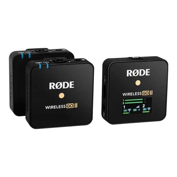 Wireless GO II 2-Person Compact Digital Wireless Microphone System/Recorder (2.4 GHz, Black)