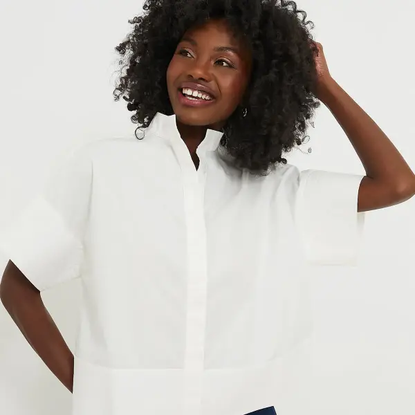 Trapunto Stitch Sofia Shirt