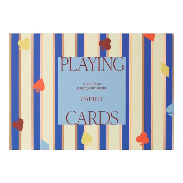 Stripes & Suits Playing Cards