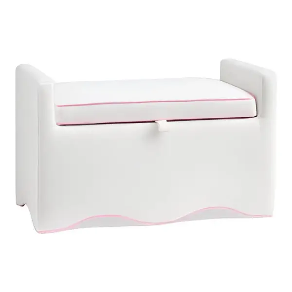 Wavy Piped Storage Settee