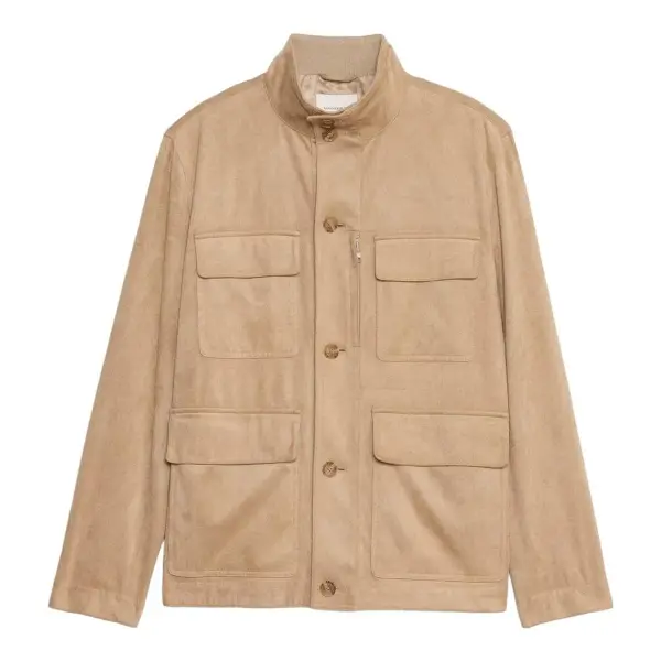 Vegan Suede Field Jacket