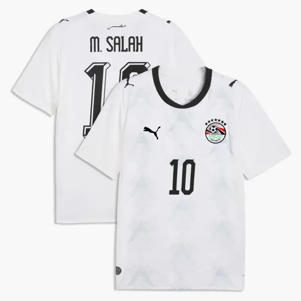 Mohamed Salah Egypt National Team Puma 2026 Away Replica Jersey - White