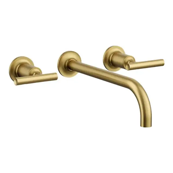 Purist Wall-Mount Bathroom Sink Faucet Trim with Lever Handles
