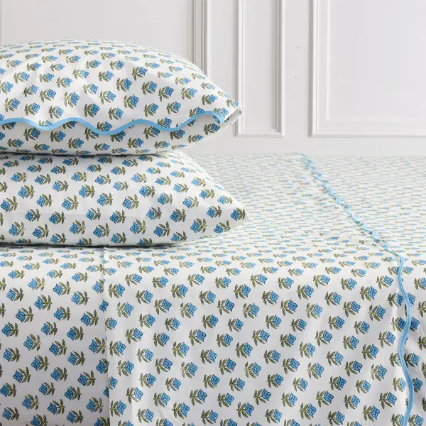 West Elm x Rhode Begonia Sheet Set