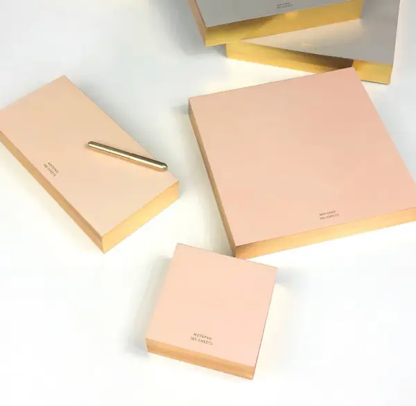 Colorpads: Blush with gold edging