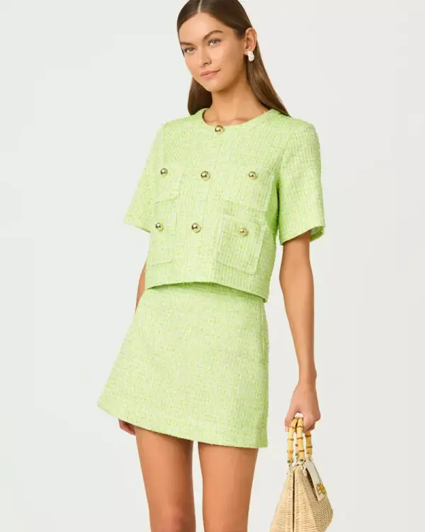 Sarissa Boucle Mini Skirt