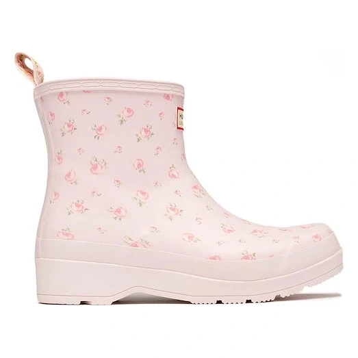 Womens Hunter x LoveShackFancy Play™ Short Rain Boot - Blooming Heirloom