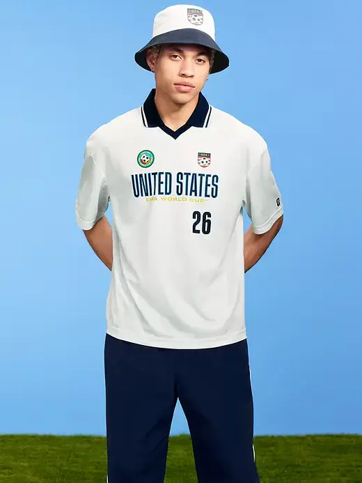 FIFA World Cup 26™ USA Lifestyle Collared Jersey T-Shirt for Men