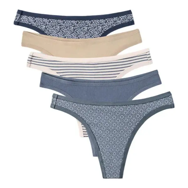 Organic Everyday Classic Fit Thong 5-Pack