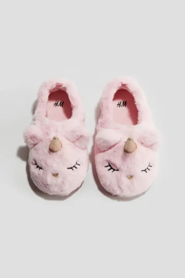 Soft Appliquéd Slippers