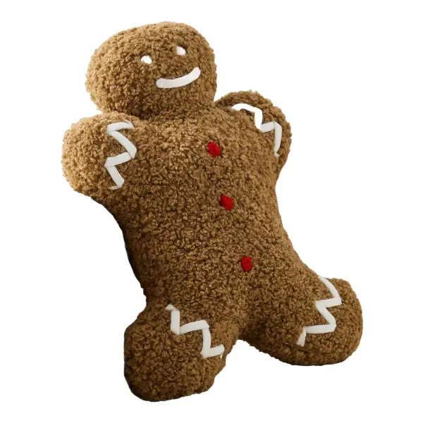 Mr Spice Gingerbread Shaped Pillow