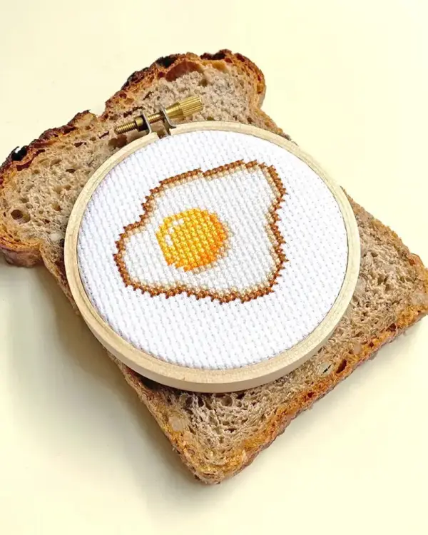 Egg Mini Cross Stitch Kit