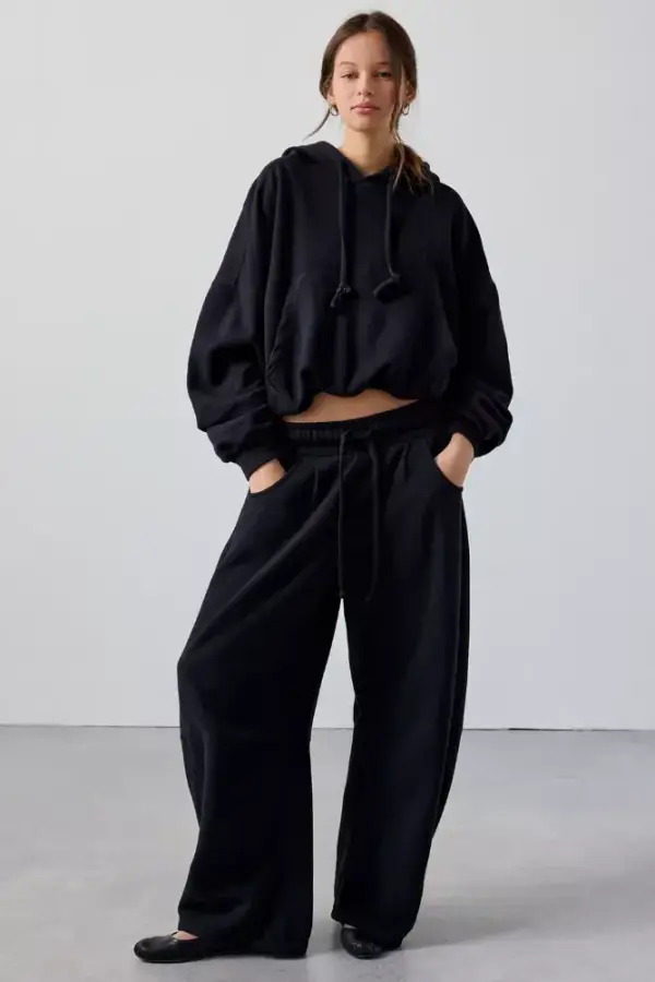 Out From Under Essential Barrel Leg Full Length Sweatpants