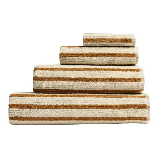 Organic Resort Stripe Towels