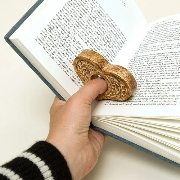 The Cozy Grip Wooden Book Holder