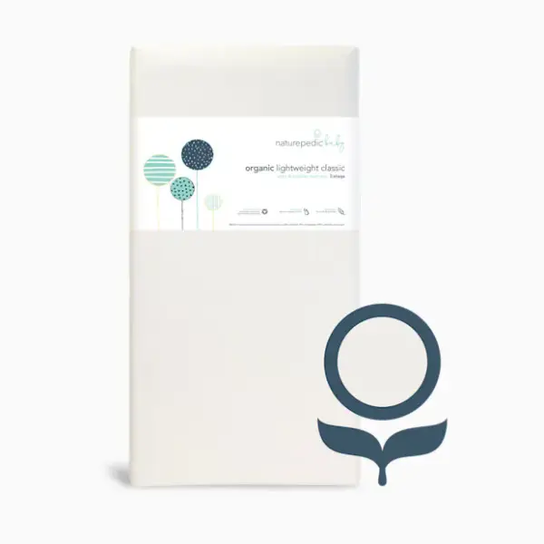 Naturepedic Organic Classic Lightweight 2-Stage Baby Crib & Toddler Mattress