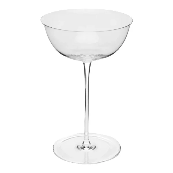 Patrician Hand-Blown Crystal Champagne Coupe (Set of 2)
