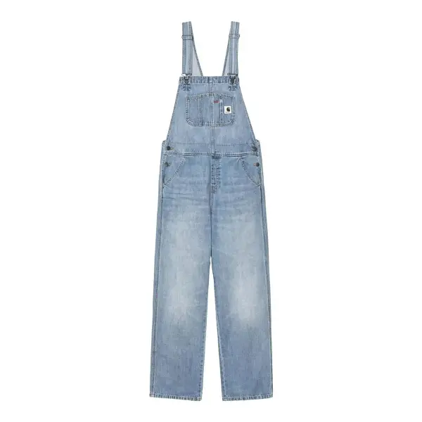 Bib Straight Overall Denim