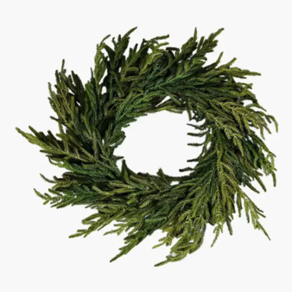 Real Touch Norfolk Pine Wreath - 24"