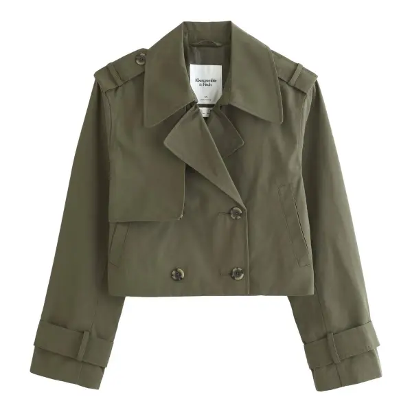 Cropped Trench Coat