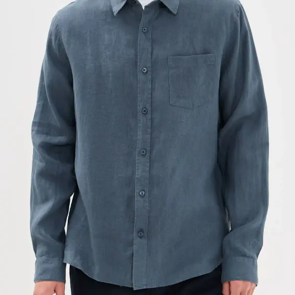 Linen Long-Sleeve Shirt