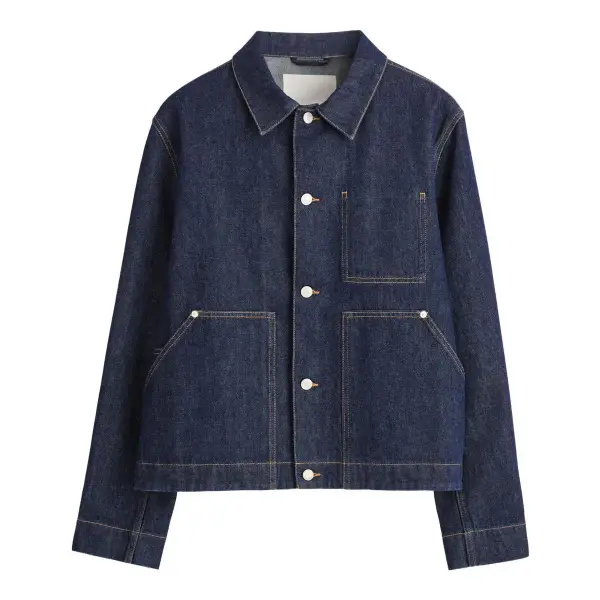 Rinsed-Denim Jacket