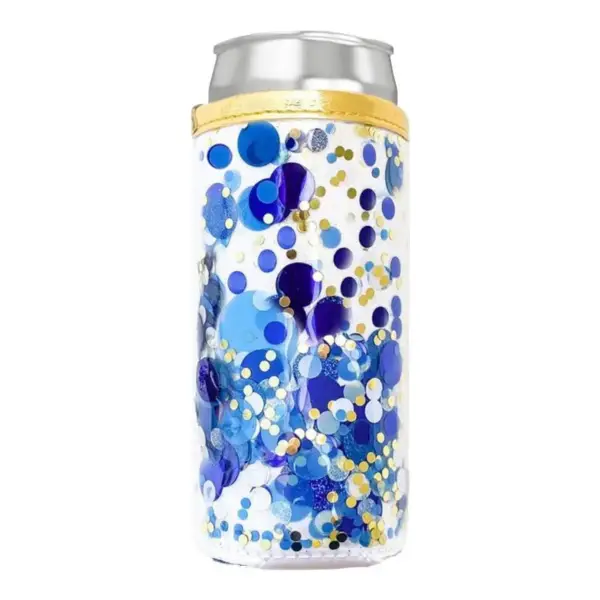 Spirit Squad Confetti Skinny Can Drink Sleeve