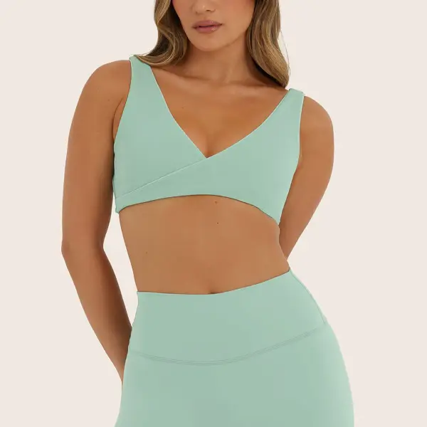 Airluxe Breathe Contrast Wrap Bra