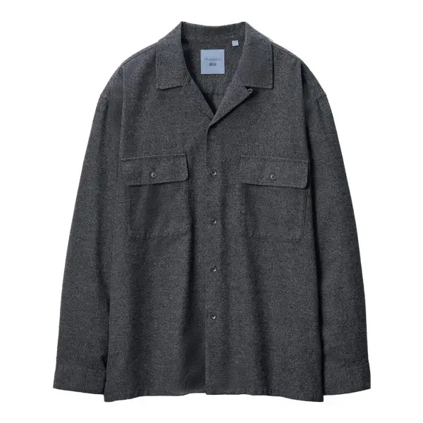 Brushed Cotton Oversized Shirt