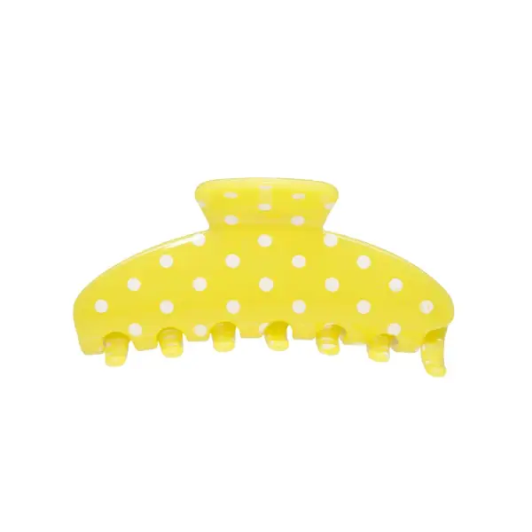 Big Effing Clip in Citrus Polka Dot