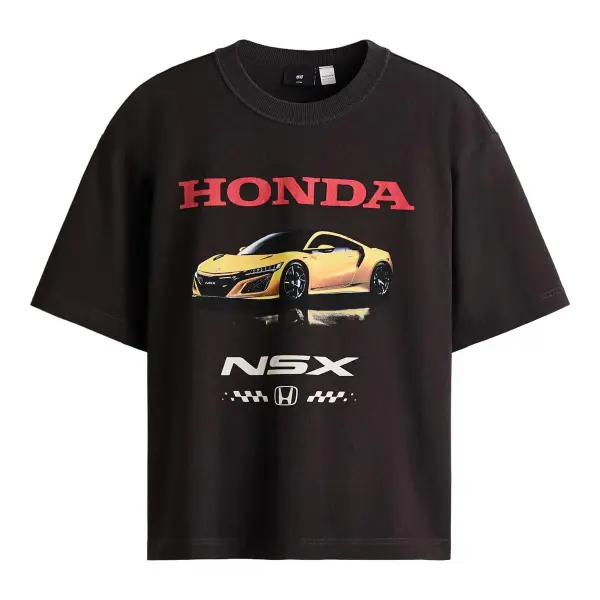 Loose-Fit Printed Crew-Neck T-Shirt