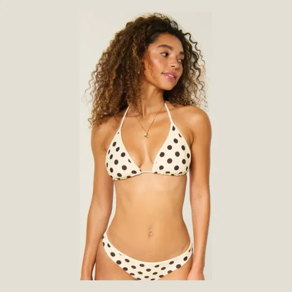 Reversible Pop Binding Triangle Bikini Top