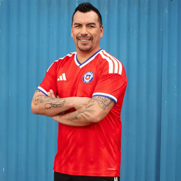 Chile 26 Home Authentic Jersey
