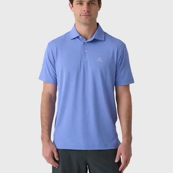 Solid Short Sleeve Performance Polo Top