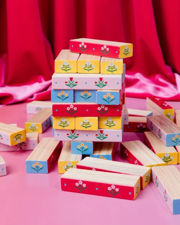 Tumblin' Tower Game - Quilted Blocks